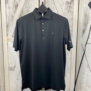 Peter Millar Black Polo Shirt